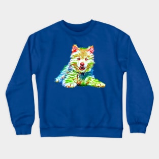 Colorful Artistic Dog Crewneck Sweatshirt